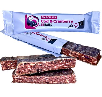 LK Baits Pet Snack FIT Treska-brusinka 10g