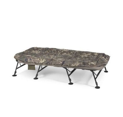 Nash Lehátko so spacákom Indulgence HD40 8 Leg Sleep System Camo Wide