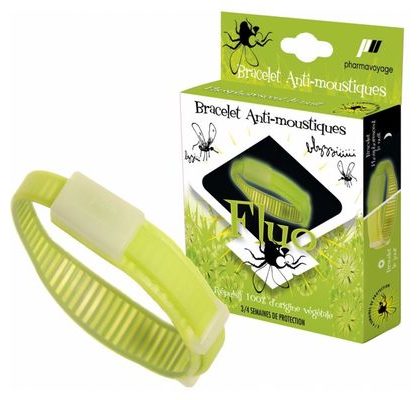 PharmaVoyage Repelentní náramek FLUO zelený