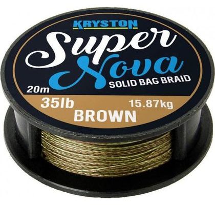 Kryston Pletená šňůra Super Nova solid braid písková 20m