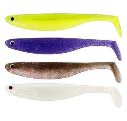 Westin Gumová nástraha Shadteez Slim Dark Water Mix 14,5 cm 1 g 4 ks