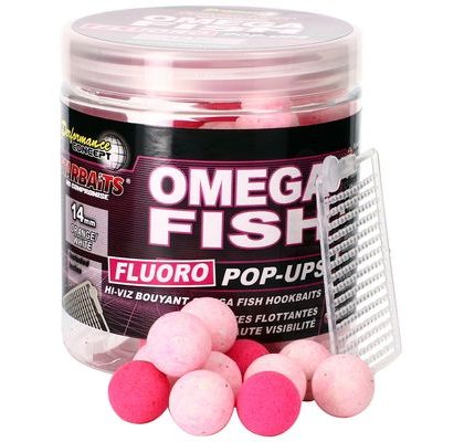 Starbaits Plávajúce boilies Fluo Omega Fish 80g