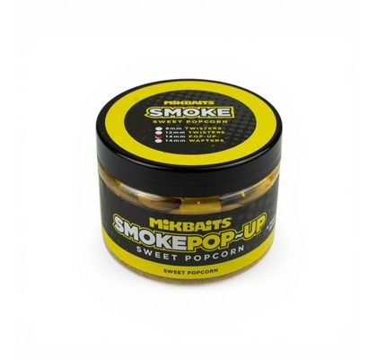 Mikbaits Plovoucí boilie Smoke pop-up Sweet Popcorn 14mm 150ml