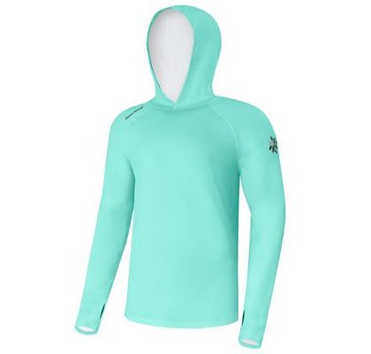 Giants fishing Funkčné tričko s dlhým rukávom UV50+ Hoodie Blue