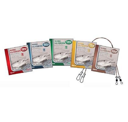 Mistrall Oceľové lanko Power 1x7 30cm, 2ks