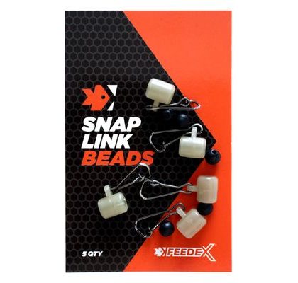 Feeder Expert Priebehy s karabínkou Snap link Beads 5ks