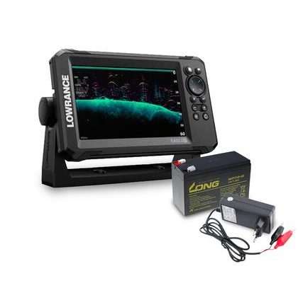 Lowrance Echolot Eagle 7 so sondou TripleShot HD + batéria + nabíjačka ZADARMO