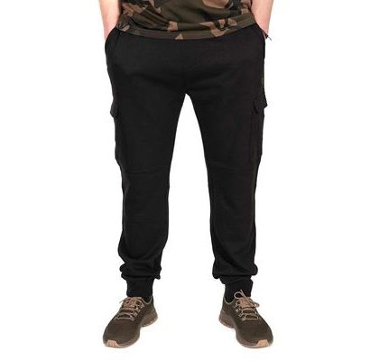 Fox Tepláky LW Black / Camo Combat Joggers