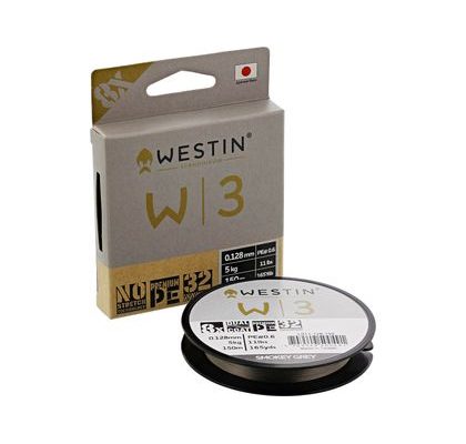 Westin Šnúra W3 8-Braid Smokey Grey 150m