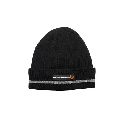 Savage Gear Zimná čiapka Reflex Beanie One Size Black/Reflex