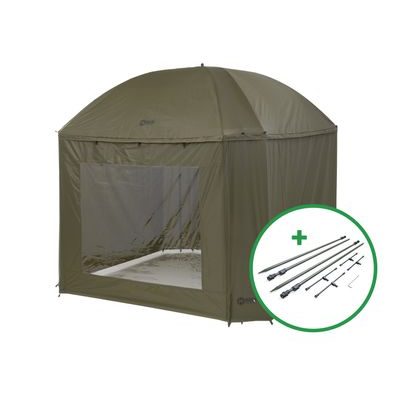 Mivardi Deštník Session Umbrella XL + Sada Stabilizačních tyčí Hardcore Session