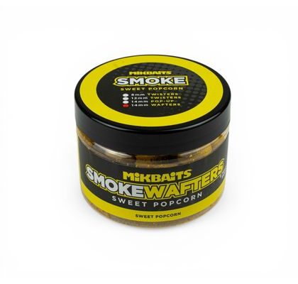 Mikbaits Vyvážené Boilie Smoke wafters Sweet Popcorn 14mm 150ml