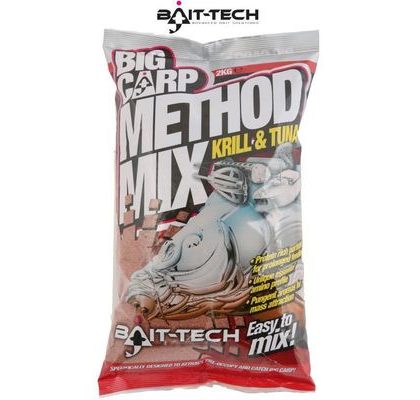 Bait-Tech Krmítková zmes Big Carp Method Mix Krill & Tuna 2kg