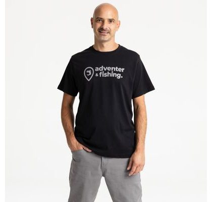 Adventer & fishing Tričko krátký rukáv Black