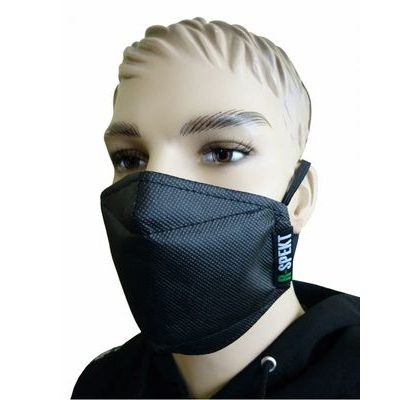 R-Spekt Obličejová filtrační ochranná rouška black