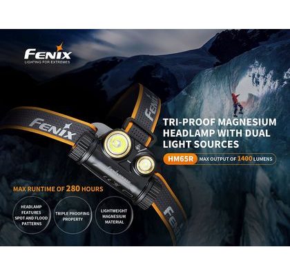 Fenix Nabíjecí čelovka HM51R Ruby V2.0