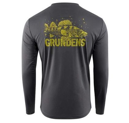 Grundéns UV Triko King of the Lakes LS Tech Tee Anchor