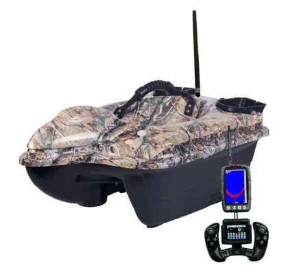 Boatman Zavážecí lodička Fighter Pro s GPS a Echolotem Camo