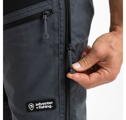 Adventer & fishing Impregnované nohavice Dark Shadow and Black