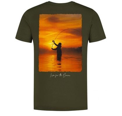 Korda Tričko Sunrise Tee Dark Olive