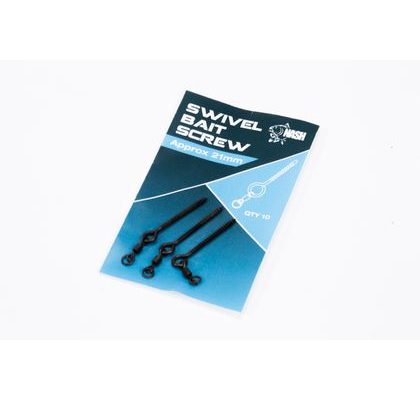 Zfish Vrtáček s Kroužkem Bait Screw & Oval Ring 10ks