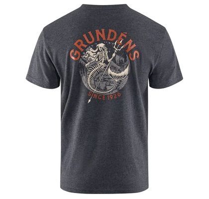 Grundéns Tričko Dead Reckoning SS T-Shirt Heather Charcoal