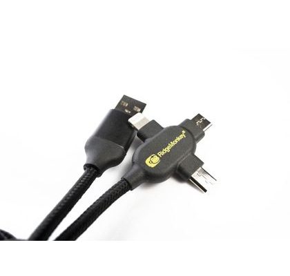 RidgeMonkey Napájací kábel Vault USB-A to Multi Out Cable 2m