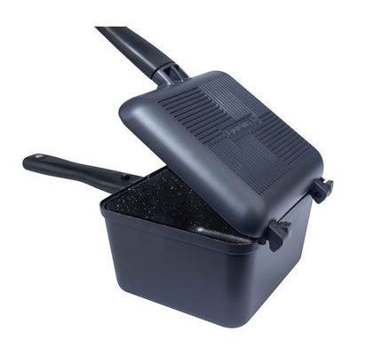 RidgeMonkey Pánev Connect Deep Pan and Griddle Granite Edition
