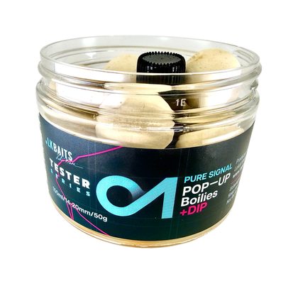 LK Baits Pop-up Boilies Tester Series_01 Pure Signal White 14-20mm 150ml
