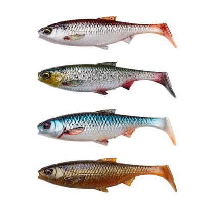 Savage Gear Gumová nástraha 3D River Roach Clear Water Mix 4 ks