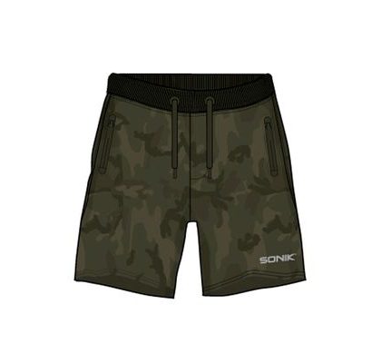 Sonik Kraťasy Camo Fleece Shorts