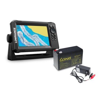 Lowrance Echolot Eagle 7 so sondou Splitshot HD + batéria + nabíjačka ZADARMO