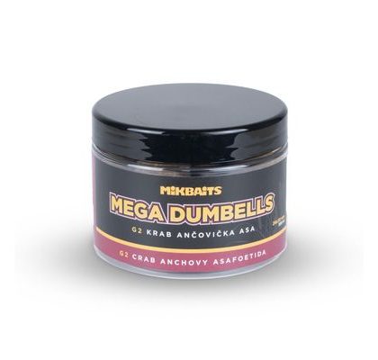 Mikbaits Gangster Mega Dumbells G2 Krab Ančovička Asa 24x30mm 500ml