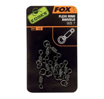 Fox Obratlíky s kroužkem Edges Flexi Ring Swivel