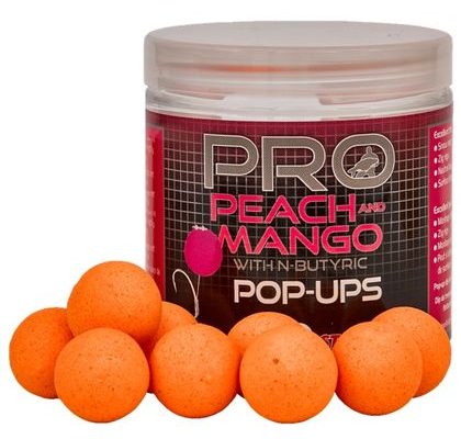 Starbaits Plávajúce boilies Pop Up Pro Peach & Mango 50g