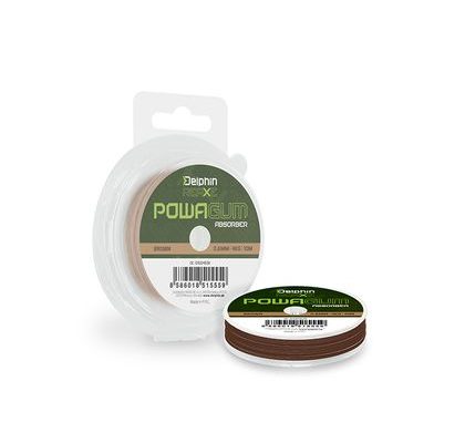 Delphin Feederová guma Reaxe PowaGUM Absorber Hnedá 10m