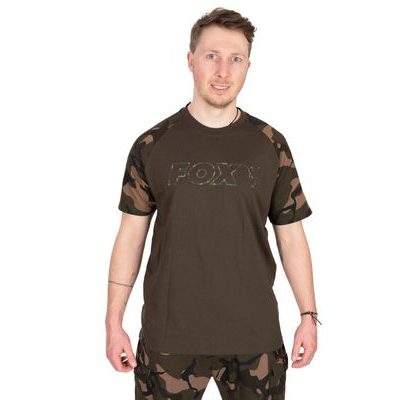 Fox Triko Khaki / Camo Outline T-Shirt