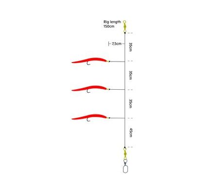 Kinetic Nástraha Gummi-Makk Červená 5ks