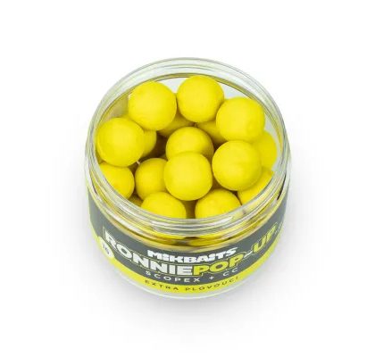 Mikbaits Mini Plávajúce fluo boilie 10mm 100ml