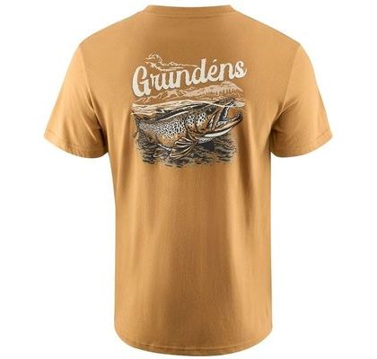 Grundéns Triko Leroy Brown SS T-Shirt Whiskey