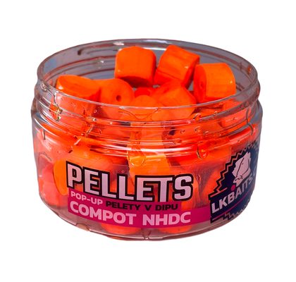 LK Baits Pelety v dipe Compot NHDC 60g