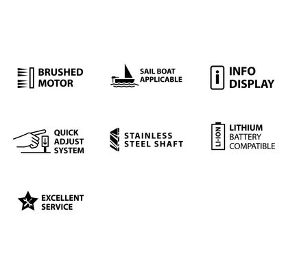 Haibo Elektromotor M150 3HP 70LBS 12V