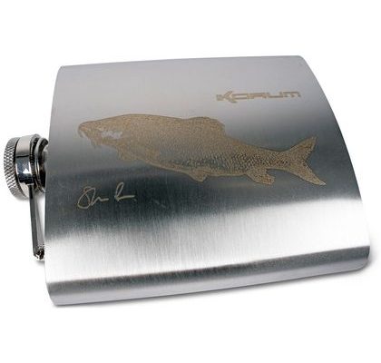 Korum Ploskačka Classic Hip Flask Barbel Parma 7oz
