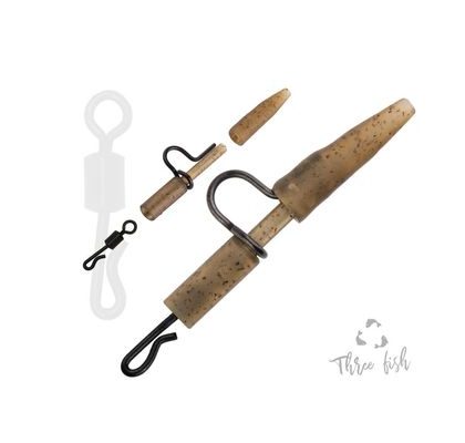 Zfish Záveska Heavy Duty Clip & Tail Rubber + QC