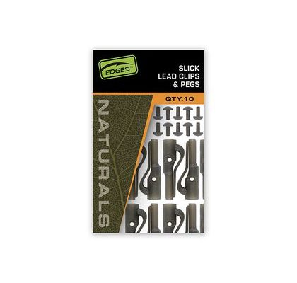 Fox Závěsky Edges Naturals Slik Lead Clip + Pegs 10ks