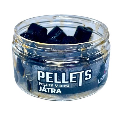 LK Baits Pelety v dipe Pečeň 60g