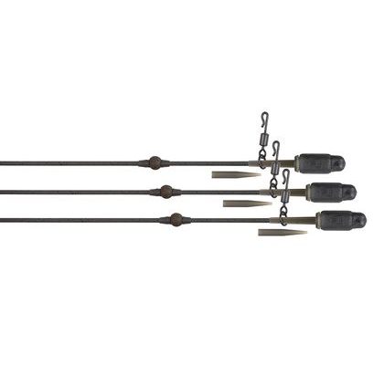 Fox Montáž Edges Tuff Tungsten Tubing Heli-Clip Rigs 3ks