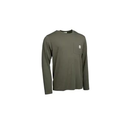 Nash Triko Make It Happen Carp Logo Long Sleeve T Shirt Green