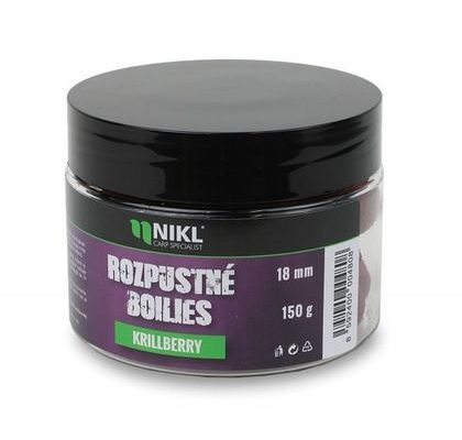 Nikl Rozpustné boilies Krill Berry 150g