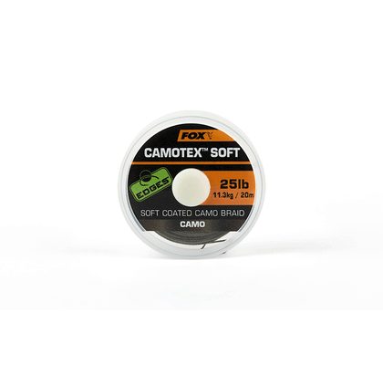 Fox Ztužená šňůrka Camotex Soft Camo 20m